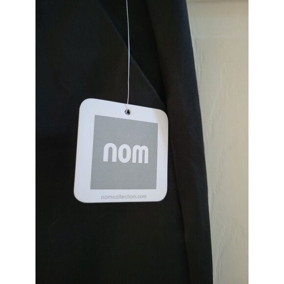 Nom Maternity Natalie black Work pants size Large Pregnancy baby Career - Picture 4 of 8